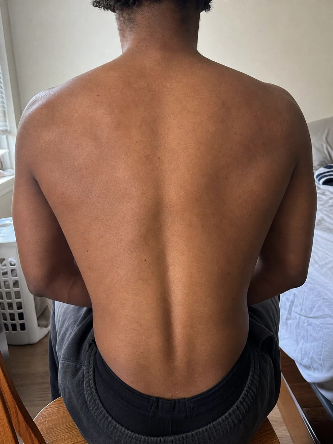 The same back, before any ink