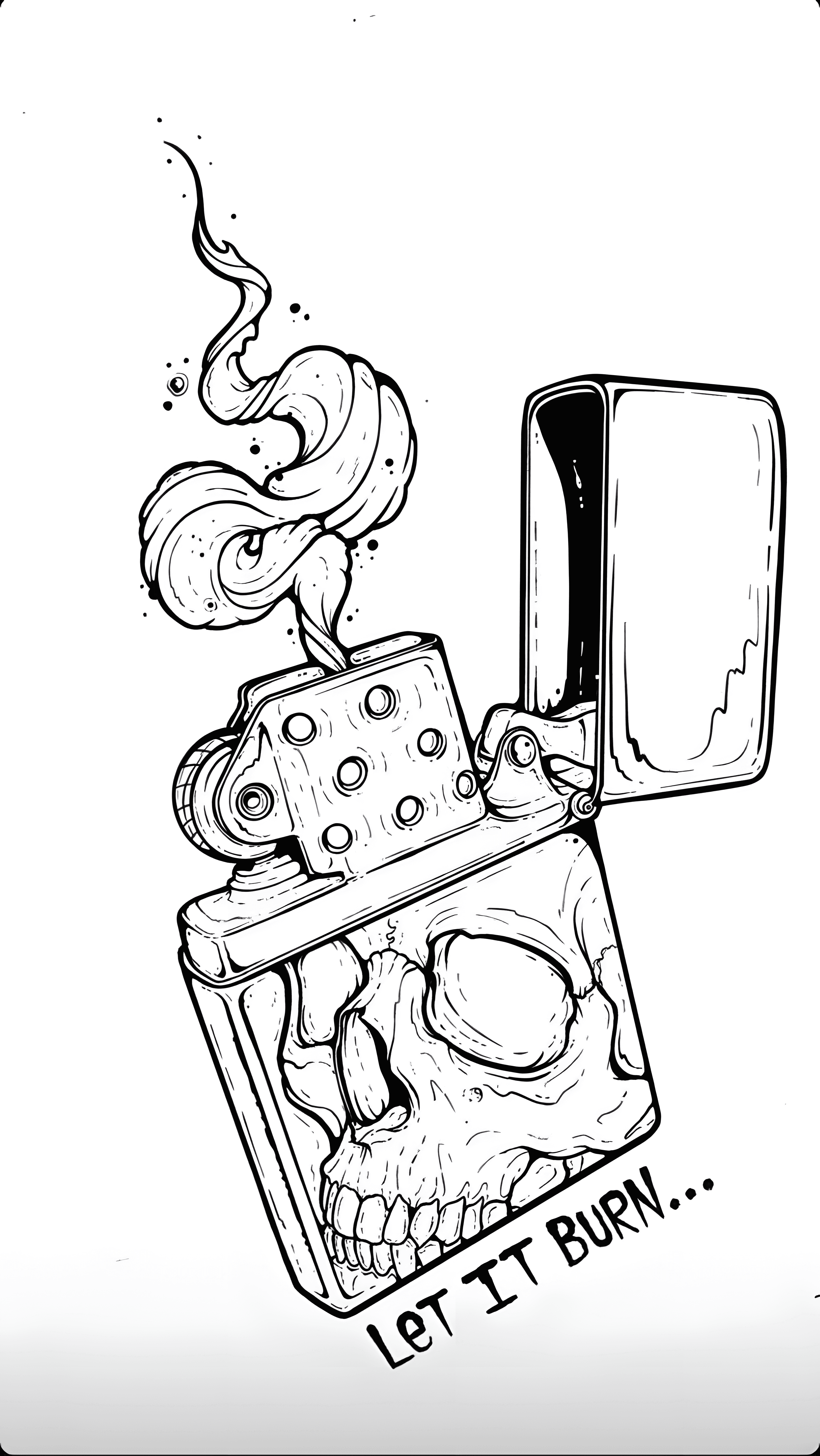 Tattoo design concept for placement preview